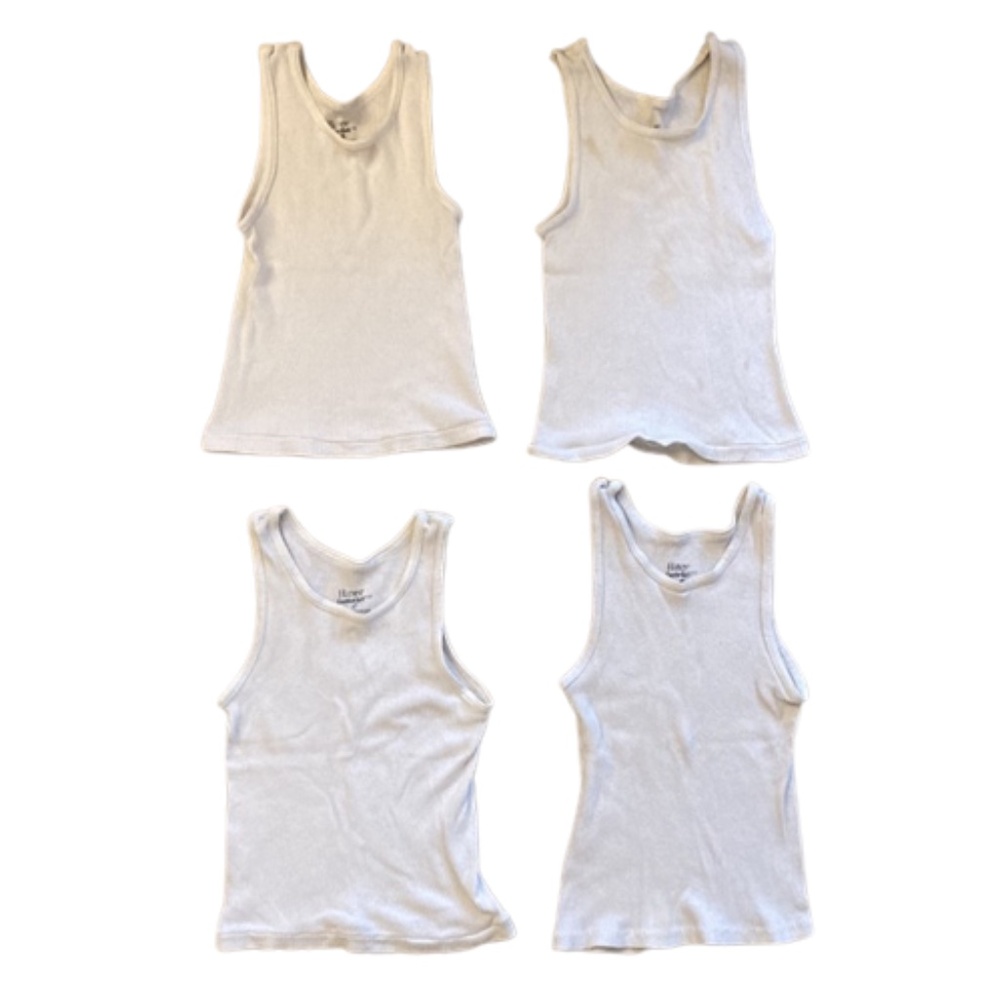 Hanes 4T wife beaters FOUR SOLD TOGETHER